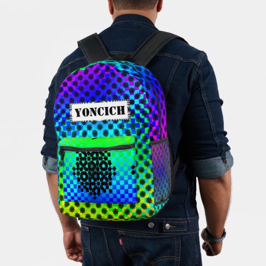 Gekreuzte Räder von Kenneth Yoncich Bedruckter Rucksack (Insitu (Modell))