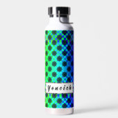 Gekreuzte Räder von Kenneth Yoncich Trinkflasche (Links)