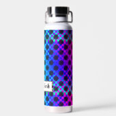 Gekreuzte Räder von Kenneth Yoncich Trinkflasche (Rückseite)