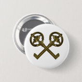 gekreuzte Schlüssel Button (Vorne & Hinten)