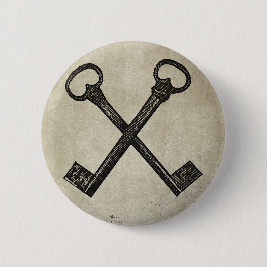 Gekreuzte Schlüssel Button (Vorderseite)