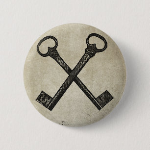 Gekreuzte Schlüssel Button