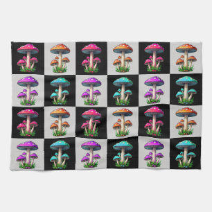 Gekreuzter geometrischer Raum Geschirrtuch