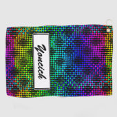 Gekreuzter Gitterzaun von Kenneth Yoncich Golfhandtuch (Horizontal)