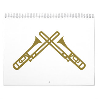 Gekreuzter Trombone Kalender