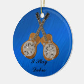 GEKREUZTES DOBROS-ORNAMENT KERAMIK ORNAMENT (Links)