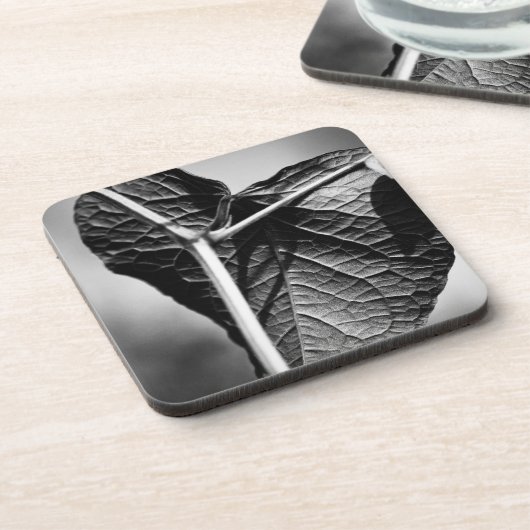 gekreuztes Herz Getränkeuntersetzer (Linke Seite)