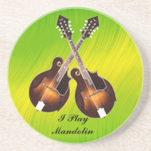GEKREUZTES MANDOLINS-COASTER UNTERSETZER
