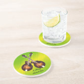 GEKREUZTES MANDOLINS-COASTER UNTERSETZER (Seite)