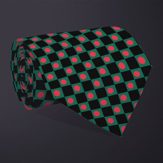 Gekreuztes Muster für Bangladesch Krawatte