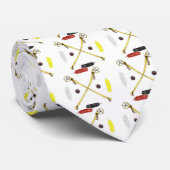 Gekreuztes Ojibwe haftet Feder Krawatte (Gerollt)