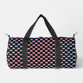 Gekreuztes Paraguay-Flag-Muster Duffle Bag