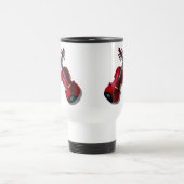 GEKREUZTES ROTES VIOLINS-MUG REISEBECHER (Mittel)