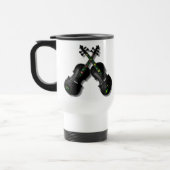 GEKREUZTES SCHWARZES VIOLINS-MUG REISEBECHER (Links)