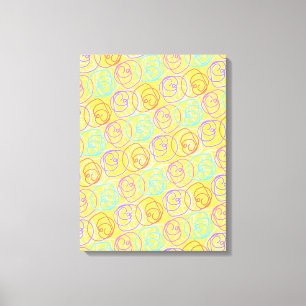 Gekritzel 2011 leinwanddruck