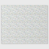 Gekritzel-Alpaka-Muster Geschenkpapier (Flach)