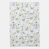 Gekritzel-Alpaka-Muster Geschirrtuch (Vertikal)