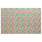 Gekritzel-Blumen-Hintergrundmuster Stoff (Fat Quarter (45,7 x 55,9 cm))
