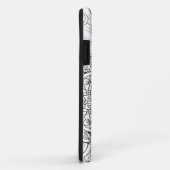 Gekritzel-Blumen und Mandalas Case-Mate iPhone Hülle (Hinten/Rechts)