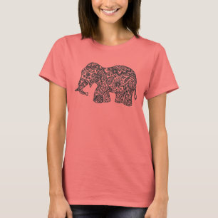 Gekritzel-Elefant T-Shirt