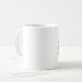 Gekritzel-Freund-Tasse (mit Gekritzeln) Kaffeetasse (Vorderseite Links)