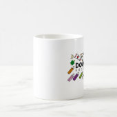 Gekritzel-Freund-Tasse (mit Gekritzeln) Kaffeetasse (Mittel)