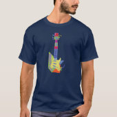 Gekritzel-Gitarre Wangs Dang T-Shirt (Vorderseite)