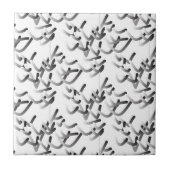 Gekritzel-Graffiti Fliese (Vorderseite)