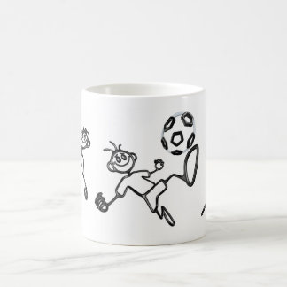 Gekritzel GuyZ Fußball-Tasse Kaffeetasse