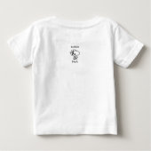 Gekritzel-Haifisch-Baby-T-Shirt Baby T-shirt (Rückseite)