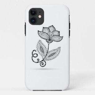 Gekritzel Hennastrauch-Paisleys Mehndi Case-Mate iPhone Hülle