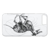 Gekritzel I, Windhund Case-Mate iPhone Hülle (Rückseite (Horizontal))
