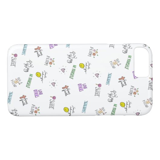 Gekritzel-Inspirationen Iphone 8/7 Fall Case-Mate iPhone Hülle (Rückseite (Horizontal))