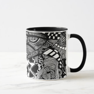 Gekritzel-Kunst-Tasse Tasse