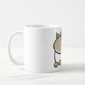 Gekritzel-Mops-Tasse Kaffeetasse (Links)
