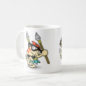 Gekritzel Nosegoblin des Zauberer-101 Kaffeetasse (Vorderseite Links)
