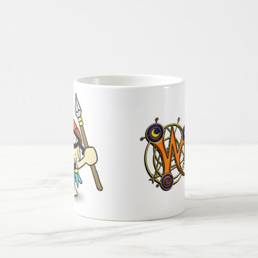 Gekritzel Nosegoblin des Zauberer-101 Kaffeetasse (Mittel)