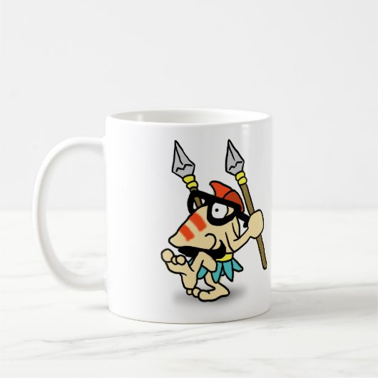 Gekritzel Nosegoblin des Zauberer-101 Kaffeetasse (Links)