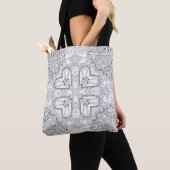 Gekritzel-Quadrat 2 Tasche (Von Nahem)