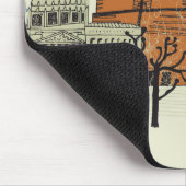 Gekritzel-San Francisco Szene Mousepad (Ecke)