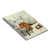 Gekritzel-San Francisco Szene Notizblock (Rechte Seite)