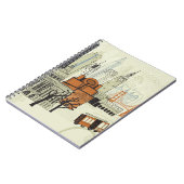 Gekritzel-San Francisco Szene Notizblock (Linke Seite)