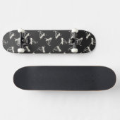 Gekritzel-Segelboot-Muster Skateboard (Horizontal)