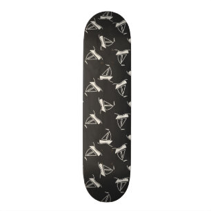 Gekritzel-Segelboot-Muster Skateboard