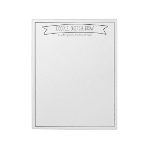 Gekritzel, Skizze, zeichnen Notizblock