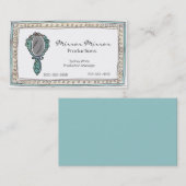 Gekritzel-Spiegel-Visitenkarten Visitenkarte (Vorne/Hinten)