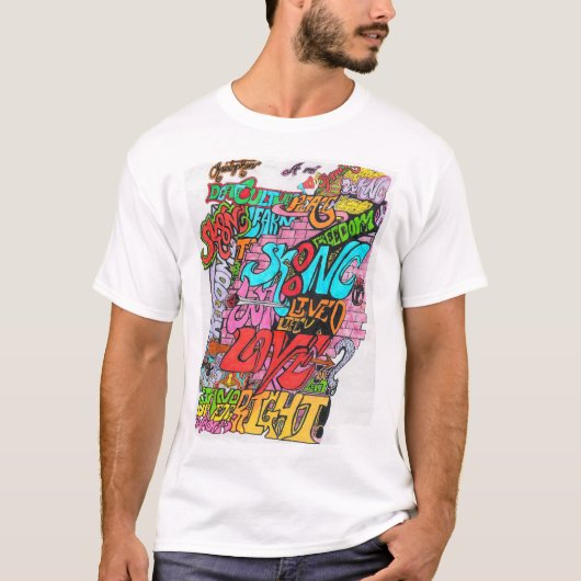 Gekritzel T-Shirt (Vorderseite)