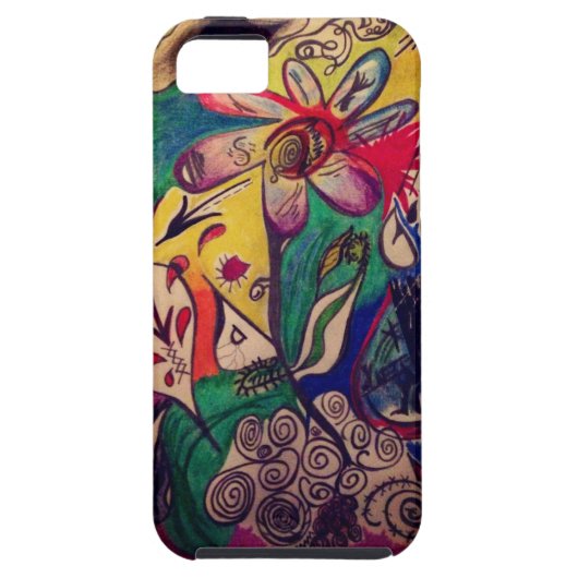 Gekritzel-Verrücktheit iPhone 5 Abdeckung - Case-Mate iPhone Hülle (Rückseite)