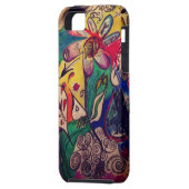 Gekritzel-Verrücktheit iPhone 5 Abdeckung - Case-Mate iPhone Hülle (Rückseite Links)