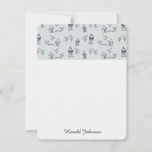 Gekritzelbaum u. -häuser